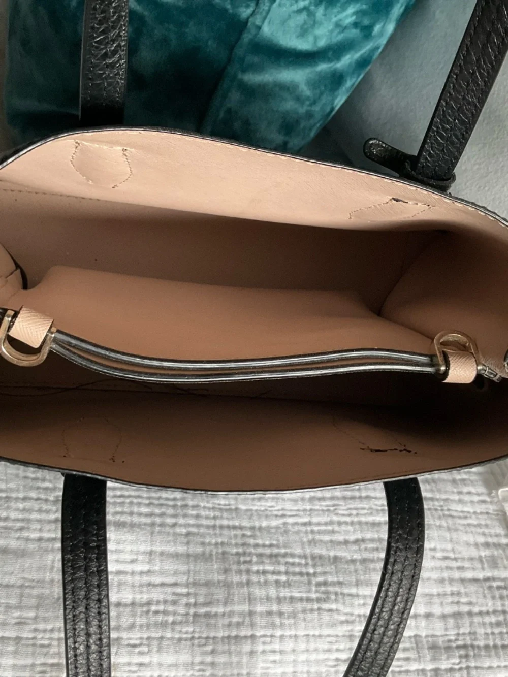 Black Leather Kate Spade Eva Small Leather Handbag